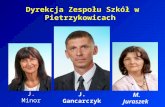 Dyrekcja Zespołu Szkół w Pietrzykowicach