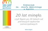 Gimnazjum  im. Józefa Wybickiego  w Rypinie
