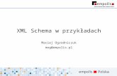XML Schema w przykładach Maciej Ogrodniczuk mog@empolis.pl