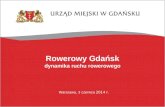 Rowerowy Gdańsk dynamika ruchu rowerowego