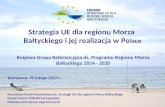 Strategia UE dla regionu Morza  Bałtyckiego i jej realizacja w Po lsce