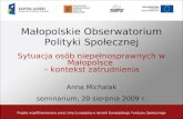 Małopolskie Obserwatorium Polityki Społecznej