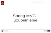 Spring MVC - uzupełnienie