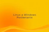 Linux a Windows Porównanie