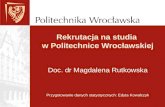 Rekrutacja na studia  w Politechnice Wrocławskiej
