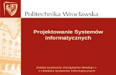 Zakład  Systemów Zarządzania Wiedzą>> >>Katedra  Systemów Informatycznych