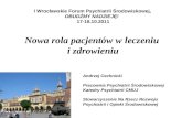 I Wrocławskie Forum Psychiatrii Środowiskowej,  OBUDŹMY NADZIEJĘ!   17-18.10.2011