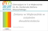 Gimnazjum nr 1 w Wąbrzeźnie im. Ks. Kardynała Stefana Wyszyńskiego