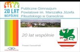 Publiczne Gimnazjum Powiatowe im. Marszałka Józefa Piłsudskiego w Garwolinie