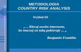 METODOLOGIA  COUNTRY RISK ANALYSIS