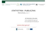 I. Jak działa system polskiej statystyki publicznej?