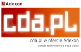 cda.pl w ofercie  Adexon