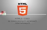 HTML5 i CSS3  w  nowoczesnych serwisach  internetowych