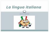 La lingua  italiana