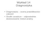Wykład 14  Diagnostyka