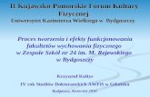 II Kujawsko-Pomorskie Forum Kultury Fizycznej  Uniwersytet Kazimierza Wielkiego w  Bydgoszczy