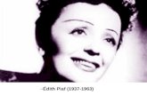 Édith Piaf (1937-1963)