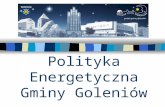 Polityka Energetyczna Gminy Goleniów