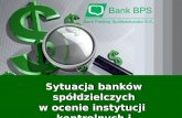 Sytuacja banków spółdzielczych w ocenie instytucji  kontrolnych i współpracujących