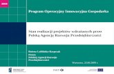 Stan realizacji projektów wdrażanych przez Polską Agencję Rozwoju Przedsiębiorczości