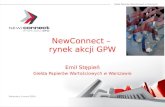 NewConnect –  rynek akcji GPW