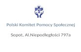 Polski Komitet Pomocy Społecznej Sopot, Al.Niepodległości 797a