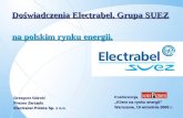 Doświadczenia Electrabel, Grupa SUEZ  na polskim rynku energii.