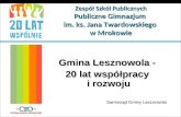 Zespół Szkół Publicznych Publiczne Gimnazjum  im. ks. Jana Twardowskiego  w Mrokowie