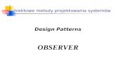 Obiektowe metody projektowania systemów