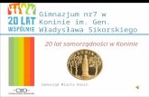 Gimnazjum nr7 w Koninie im. Gen. Władysława Sikorskiego