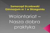Samorząd Uczniowski Gimnazjum nr 1 w Strzegomiu