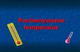 Porównywanie temperatur