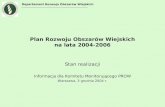 Plan Rozwoju Obszarów Wiejskich na lata 2004-2006
