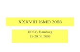 XXXVIII ISMD 2008