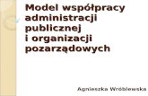 Model  współpracy  administracji publicznej i organizacji pozarządowych