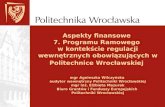 mgr Agnieszka Wilczyńska  audytor wewnętrzny Politechniki Wrocławskiej mgr inż. Elżbieta Mazurek