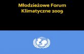 Młodzieżowe Forum Klimatyczne 2009