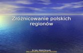 Zróżnicowanie polskich regionów