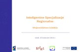 Inteligentne Specjalizacje Regionalne Województwo Łódzkie