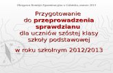 Okręgowa Komisja Egzaminacyjna w Gdańsku, marzec 2013