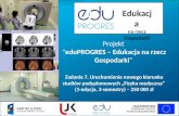 Projekt  " eduPROGRES  – Edukacja na rzecz Gospodarki "