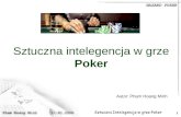 Sztuczna intelegencja w grze  Poker