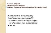 Marcin Wójcik Uniwersytet Łódzki Zakład Geografii Regionalnej i Społecznej