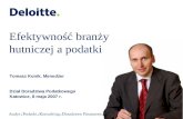 Tomasz Konik, Menedżer Dział Doradztwa Podatkowego  Katowice, 8 maja 2007 r.