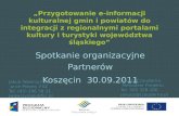 Spotkanie organizacyjne Partnerów Koszęcin  30.09.2011