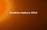 Analiza matury 2012