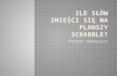 Ile słów zmieści się na planszy  Scrabble ?
