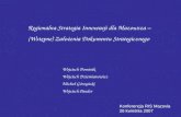 Regionalna Strategia Innowacji dla Mazowsza –  (Wstępne) Założenia Dokumentu Strategicznego