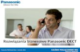 Rozwiązania biznesowe  Panasonic  DECT