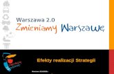 Efekty realizacji Strategii rozwoju m.st. Warszawy